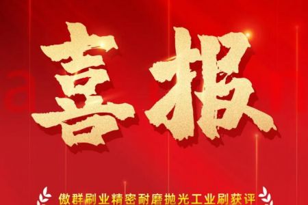 祝賀！傲群毛刷獲評省名優(yōu)高新技術(shù)產(chǎn)品，助推科技成果轉(zhuǎn)化